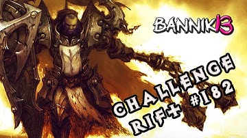 [DIABLO 3] Challenge Rift 182 Guide - BLESSED HAMMER CRUSADER!