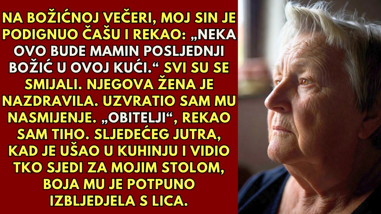 „Neka ovo bude mamin posljednji Božić na ovoj farmi“, rekao je moj sin, podižući čašu. Nasmiješio..