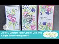 Triple Slim Layering Stencils - In the Garden | Emily Leiphart | Taylored Expressions