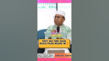 PASTI ADA YANG SALAH KELOLA PAJAK NEGARA INI❓ CERAMAH USTADZ DAS