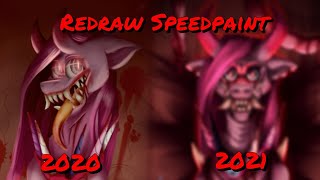 13 Gore The Pinkimena Demon Mlp Redraw Speedpaint