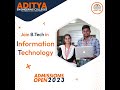 Btech in information technology  aditya engineering colleges