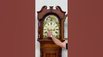 Georgian Antique 1870s Welsh Grandfather Clock