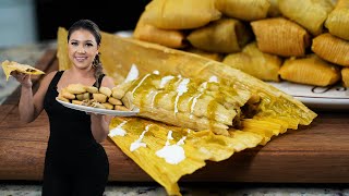 The SECRET to Make the BEST TAMALES Can’t Get Any Easier Than This | AUTHENTIC GREEN CHILE TAMALES