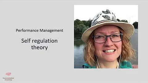 Goal setting part three: Self regulation