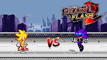 SSF2 Mods: Archie Super Sonic vs Super Scourge