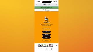 NYT Games - Sudoko - 06/21/26 screenshot 1