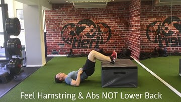 Box/Bench Hamstring Curl