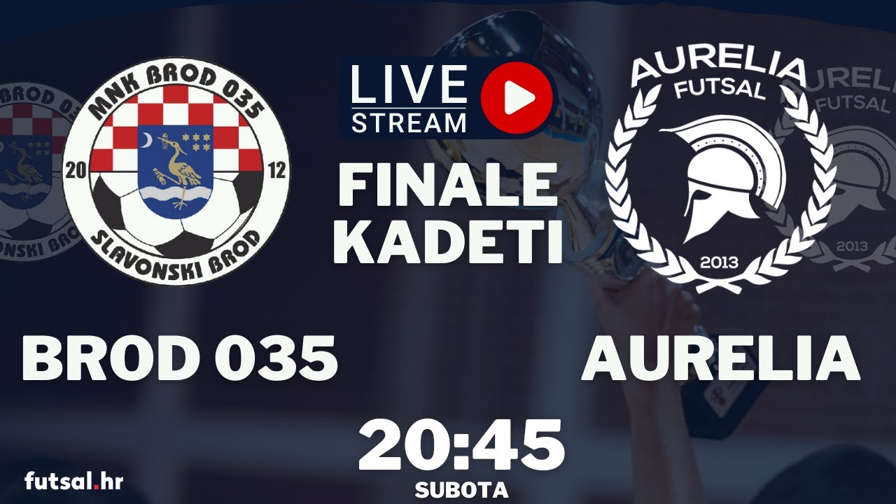 1. HMNL Istok Kadeti - FINALE: MNK Brod 035 - Aurelia Futsal
