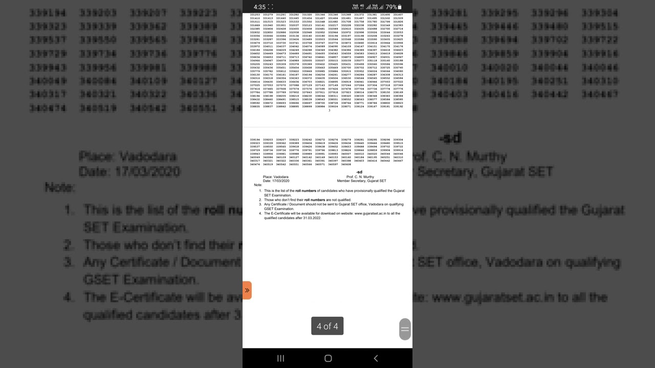 GSET 2021 General result