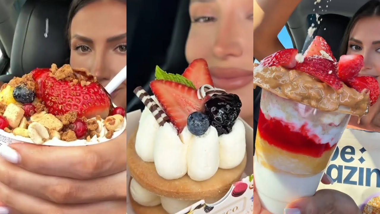 Delicious mini cakes @Frudeco Miami Bakery .White chocolate Biscoff ice cream