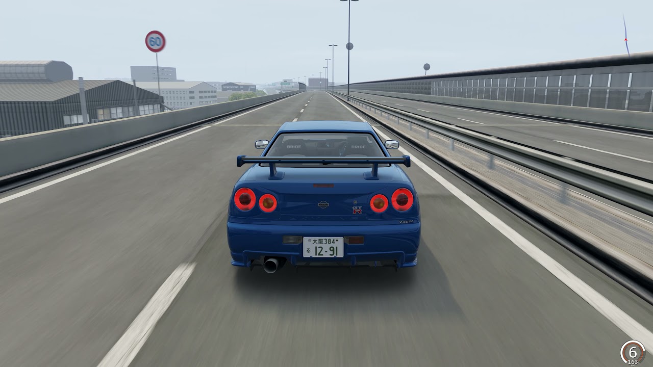 Nissan Skyline R34 GTR Sound Mod 900hp RB26 Assetto Corsa Wangan ...