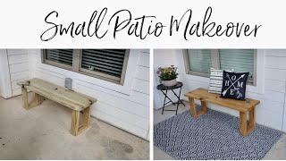 Small Patio Makeover (Apartment Friendly) by Jasmine Marecia 114 views 1 year ago 3 minutes, 35 seconds