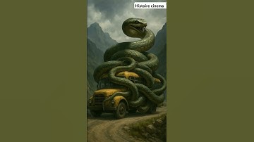 ai traveller discovery | python attacking bus amazon jengle ||#shorts #aivideogenerator#nature