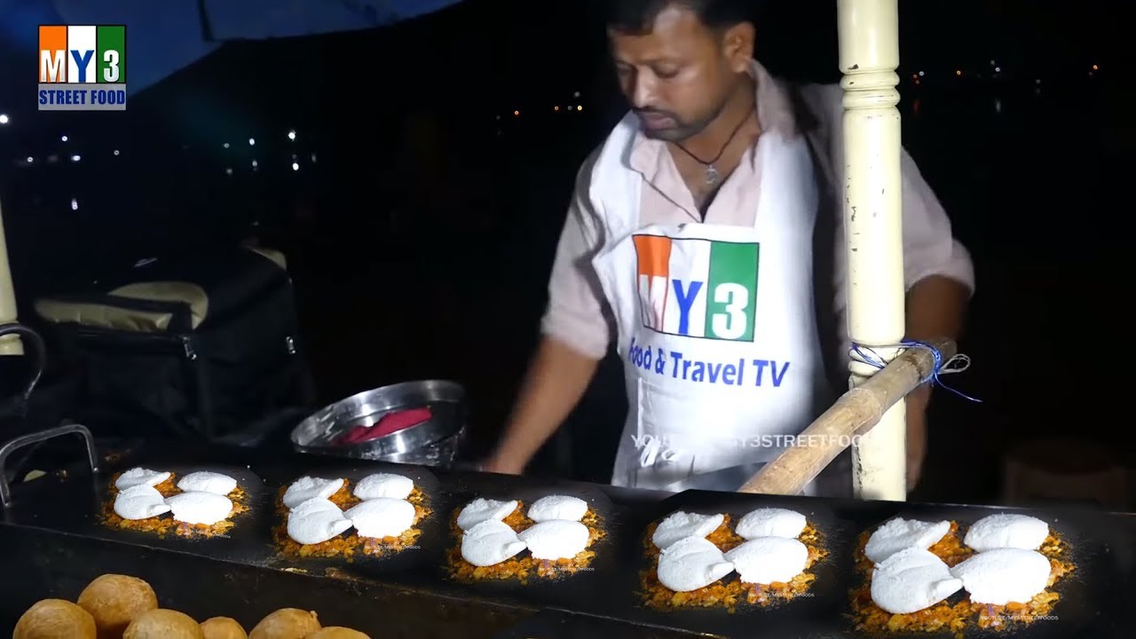 This Man Try to Sell Idlies with Different way | CRISPY FRIED MASALA IDLY | STREET FOOD