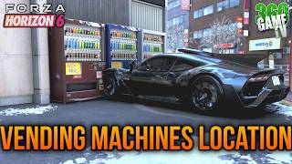 Forza Horizon 6 Snack Attack Guide Smash 5 Vending Machines Location  Winter Festival Playlist