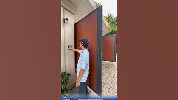 Bộ vân tay không dây Ruster điều khiển đóng mở 2 cánh cổng cùng lúc? #congtudong #nhadep #cổngtựđộng