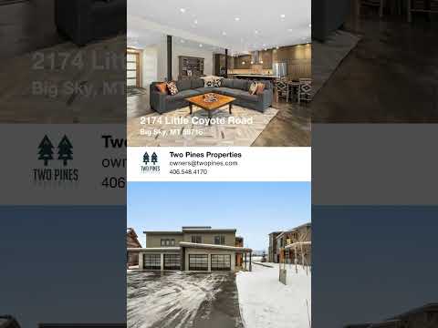 2174 Little Coyote Road, Big Sky, MT home video tour
