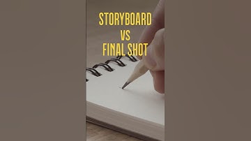 STORYBOARD vs FINAL SHOTS from one of my latest videos 🎬#shorts #cinematography #filmmakers