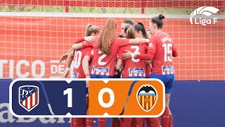 Resumen del Atlético de Madrid vs VCF Femenino | Jornada 22 | Liga F