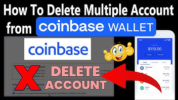 How To Delete Multiple Accounts from Coinbase Wallet | Crypto Wallets Info
