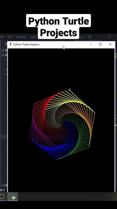 python turtle projects #shorts #youtubeshorts #programming #coding ...