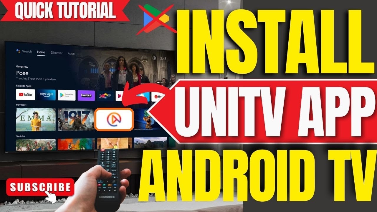 No Playstore? How to Install UNiTV App on ANY Android TV (2025)