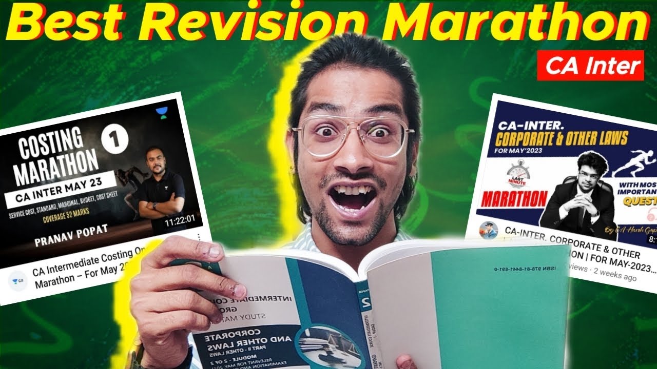 BEST Revision Marathon for CA Inter Group 1 | CA Inter Revision ...
