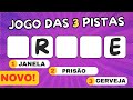 Jogo das 3 PISTAS 🤔 Qual é a PALAVRA | DESAFIO do Sabichão No. 04 #quiz