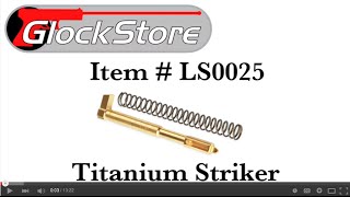 Titanium Striker for Glock