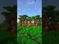 Minecraft: Simple Jungle Tree Village! | Timelapse | Tutorial | #minecraft #shorts