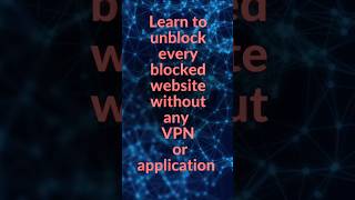 Learn to unblock every website without any VPN #shorts screenshot 4