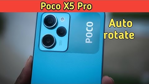 How To Enable Auto Rotate In Poco X5 Pro,Auto Rotate Screen Enable In Poco X5 Pro, Poco X5 Pro