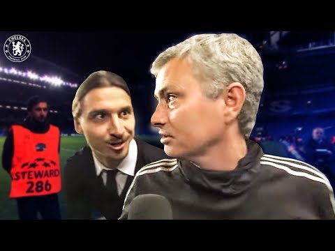 Zlatan Ibrahimovic Scares Jose Mourinho | Chelsea FC