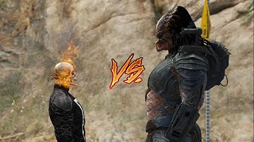 Ghost Rider vs Predator - Gameplay (GTA 5)