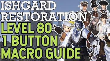 Final Fantasy XIV 1 Button Macro Ishgard Restoration Collectable
