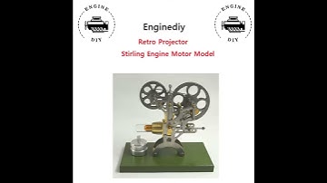 Stirling Engine Kit Retro Film Projector Motor Model
