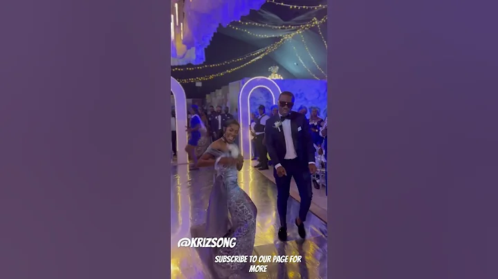 This Bridesmaid and groomsman ate the dance