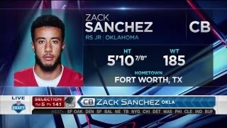 2016 NFL Draft Rd 5 Pk 141 | Carolina Panthers Select CB Zack Sanchez Net Worth
