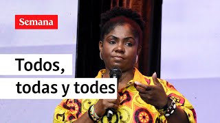 Francia Márquez le responde a quienes le dicen que 'golpea' el lenguaje español | Semana Noticias