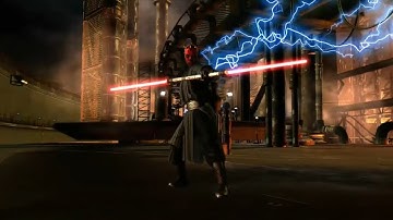 When you try to beat Maul on Sith Master