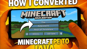 How I Converted Minecraft PE to Java Edition! (No Mods, Full Tutorial) 1.21+