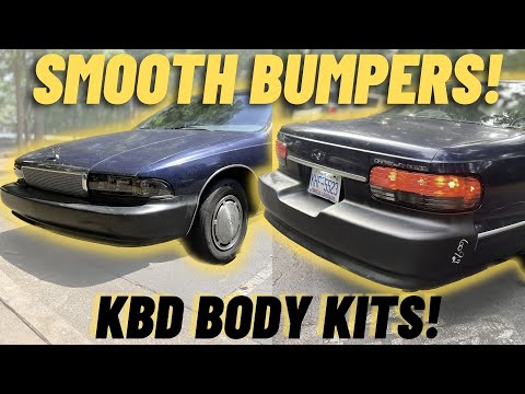 1993 Bubble Chevy Build Ep.2 Installing Smooth Bumpers From - KBD Body Kits!