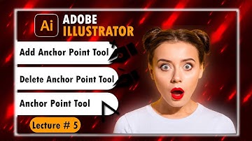 Adobe Illustrator Training Class - 5 | Add anchor point tool | Anchor Point tool | Delete anchor