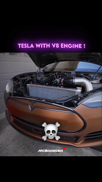 Tesla With An Engine ☠️