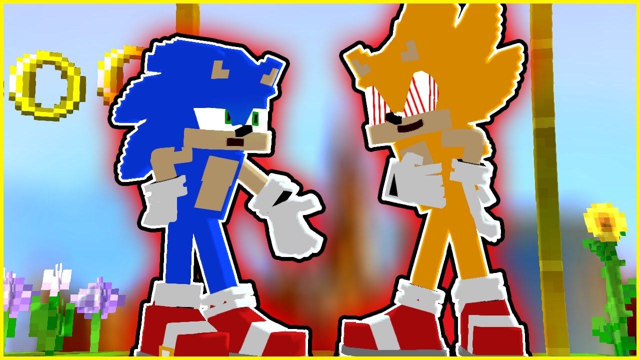 Fleetway Super Sonic - Friday Night Funkin': Vs. Sonic.Exe Minecraft Skin