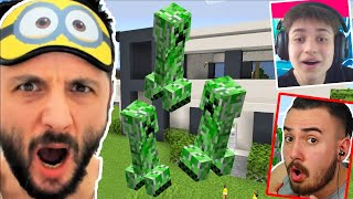 Berat, Lazın Vi̇llasini Creeper İle Patlatti Ekiple Minecraft Wlaz, Berat Ali, Yueko