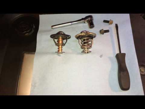 Replacing a coolant thermostat on a 2003-2007 Hyundai Sonata