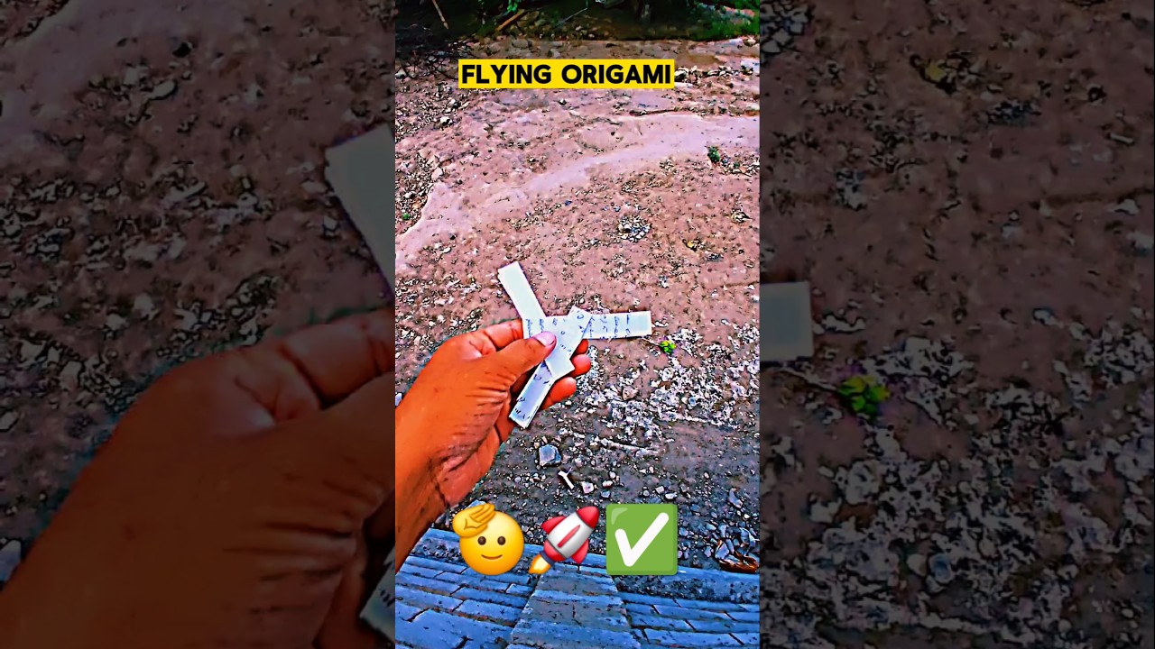 Easy Flying Origami in 20 Seconds | Beginner Paper Plane Tutorial