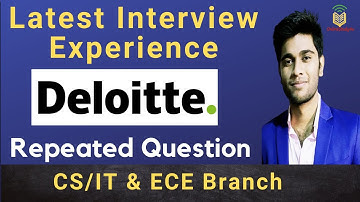 Deloitte Latest Interview Experience | Repeated TR & HR Questions | How to Prepare for Interview